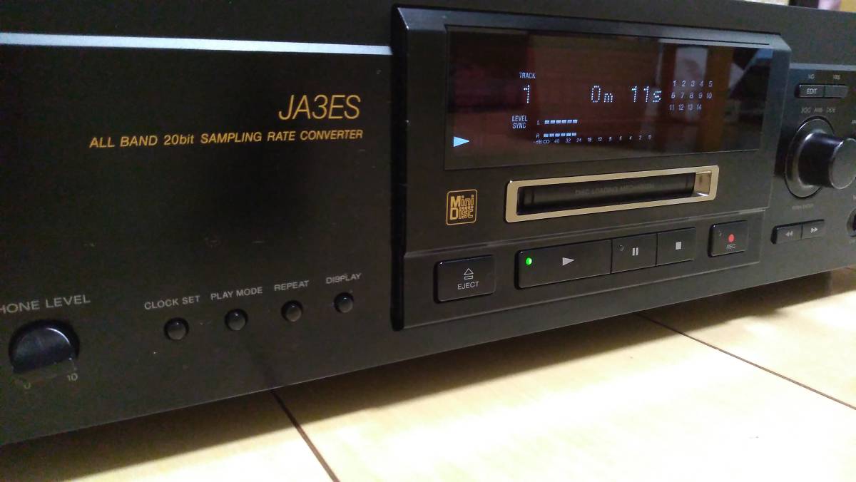 SONY MDデッキ MDS-JA3ES ジャンク SONY MDS-JA3ES MD ジャンク品 SONY MDS-JA3ES ソニー 希少 SONYソニー