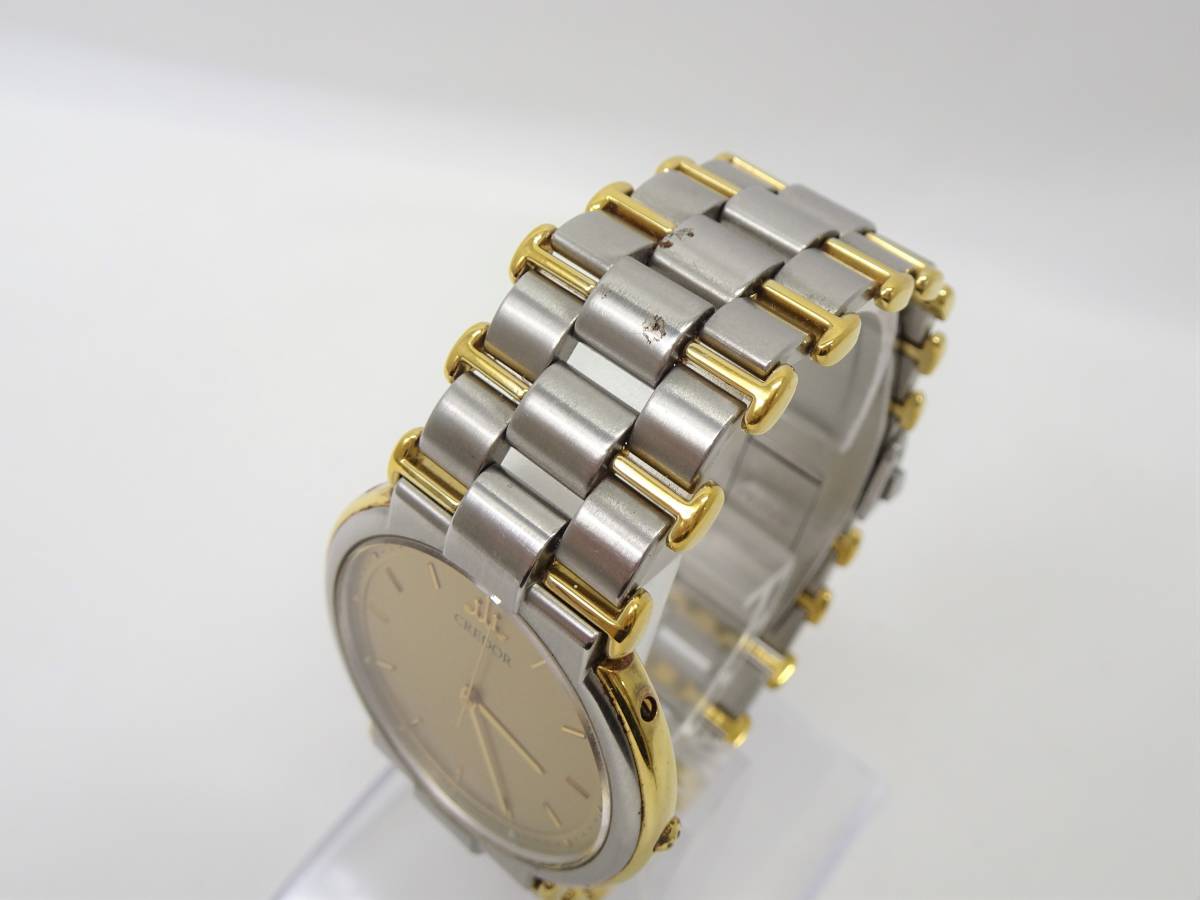 動作品】SEIKO クレドール 18KT 9571-6040 セイコー メンズ腕時計