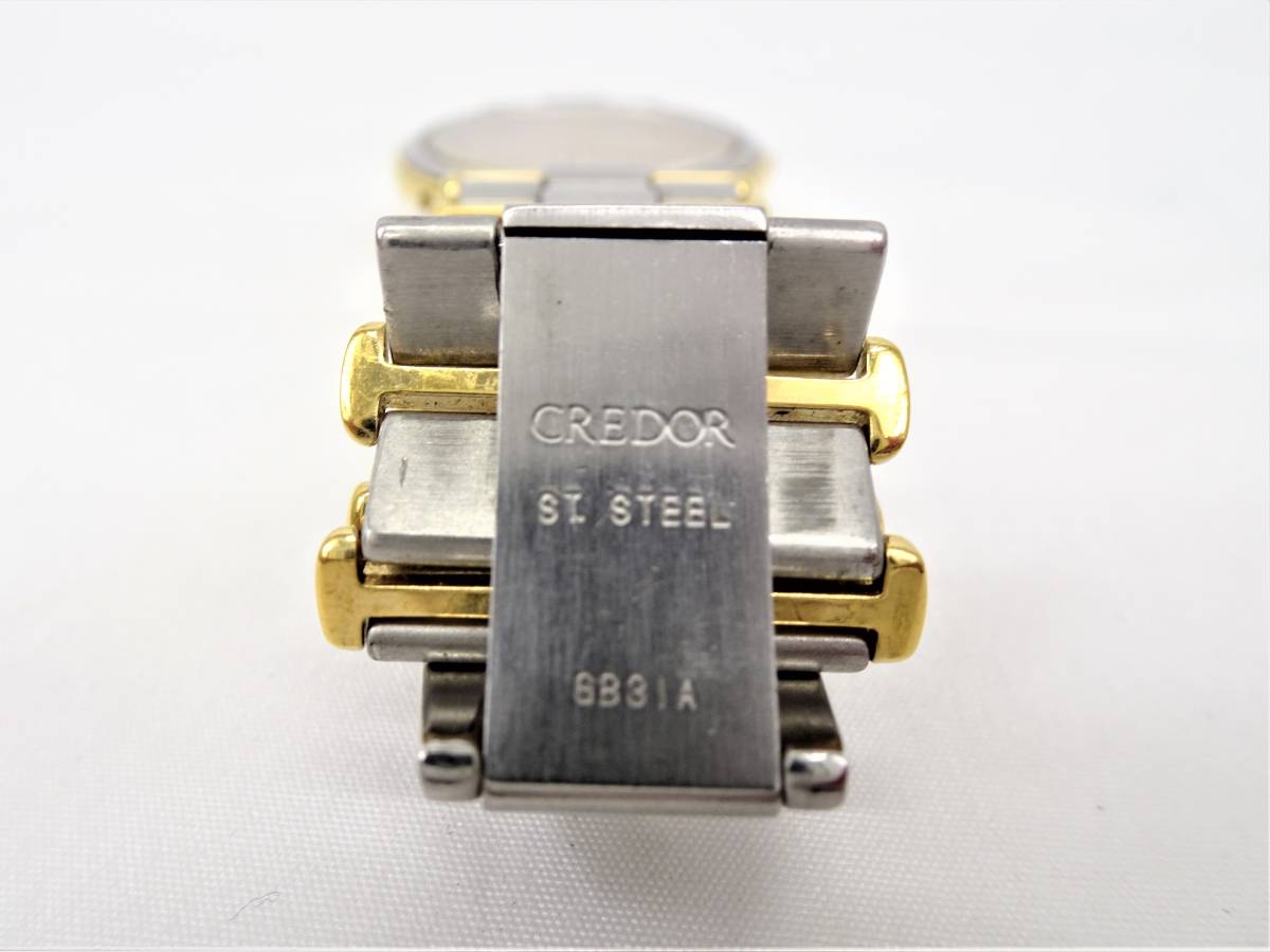 動作品】SEIKO クレドール 18KT 9571-6040 セイコー メンズ腕時計