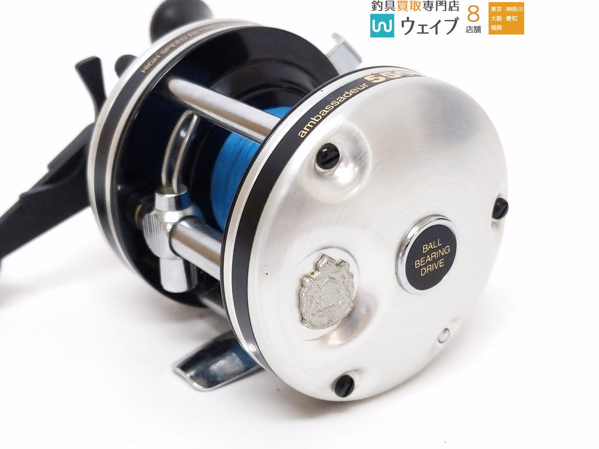 アブガルシア5500Cシルバー[機関良好（フットナンバー84-2 86-87） ABU