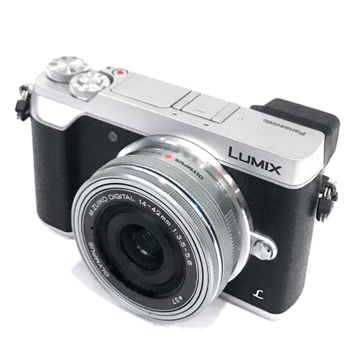 1円 Panasonic DMC.GX7MK2 LUMIX ミラーレス一眼 ボディ M.ZUIKO DIGITAL 14-42mm 1:3.5-5.6 レンズ L022014-1