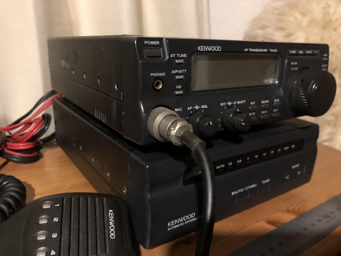 KENWOOD HFトランシーバー TSー50 ATー50 セット ジャンクとして HF