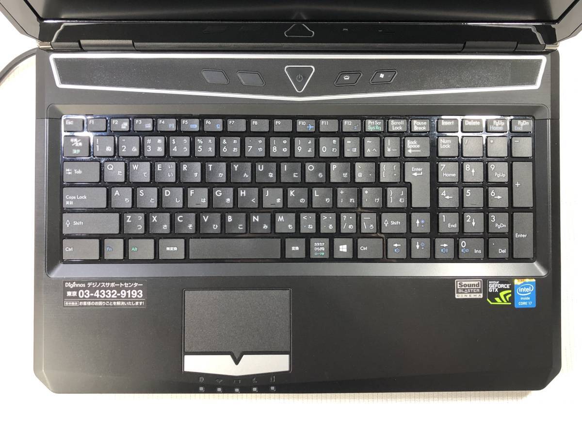 □【Core i7/第4世代/GTX770M】 GALLERIA ゲーミングノートPC QF770HE 