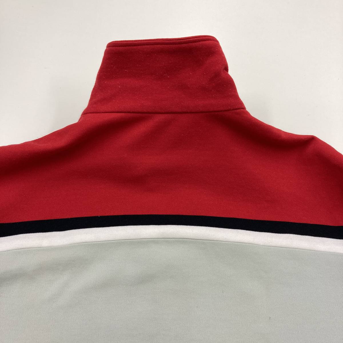 80's 90's 西ドイツタグ adidas アディダス ジャージ レッド×グレー 2