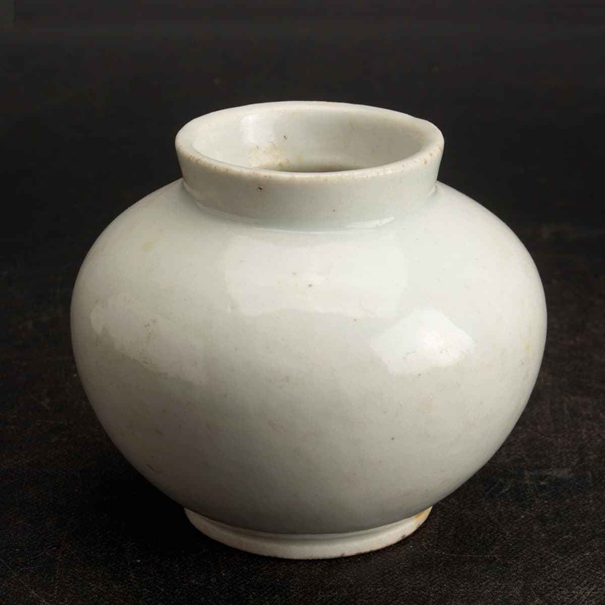 ZK451 朝鮮古美術 李朝白磁小壺 高7cm 重230g・李朝分院白磁小壺・李朝