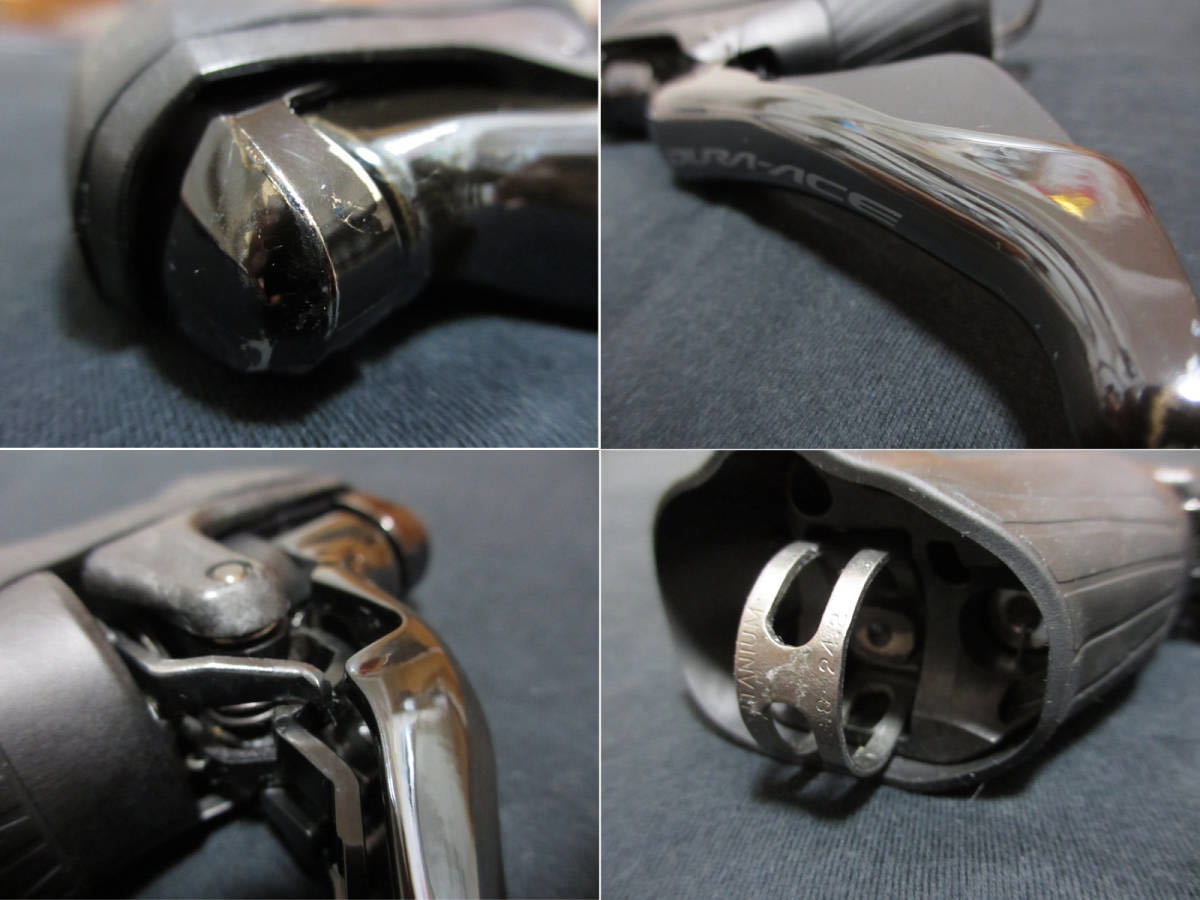 中古品 SHIMANO DURA-ACE デュラエース シフター STI ST-R9100 左右 