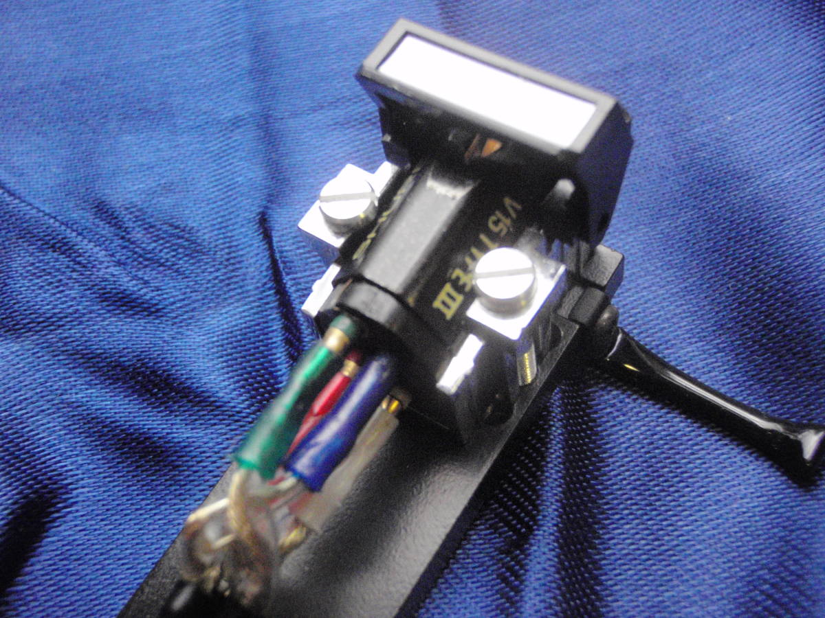 Shure V15 type III カートリッジ 新品針 動作品 シェル付（Shure V15 