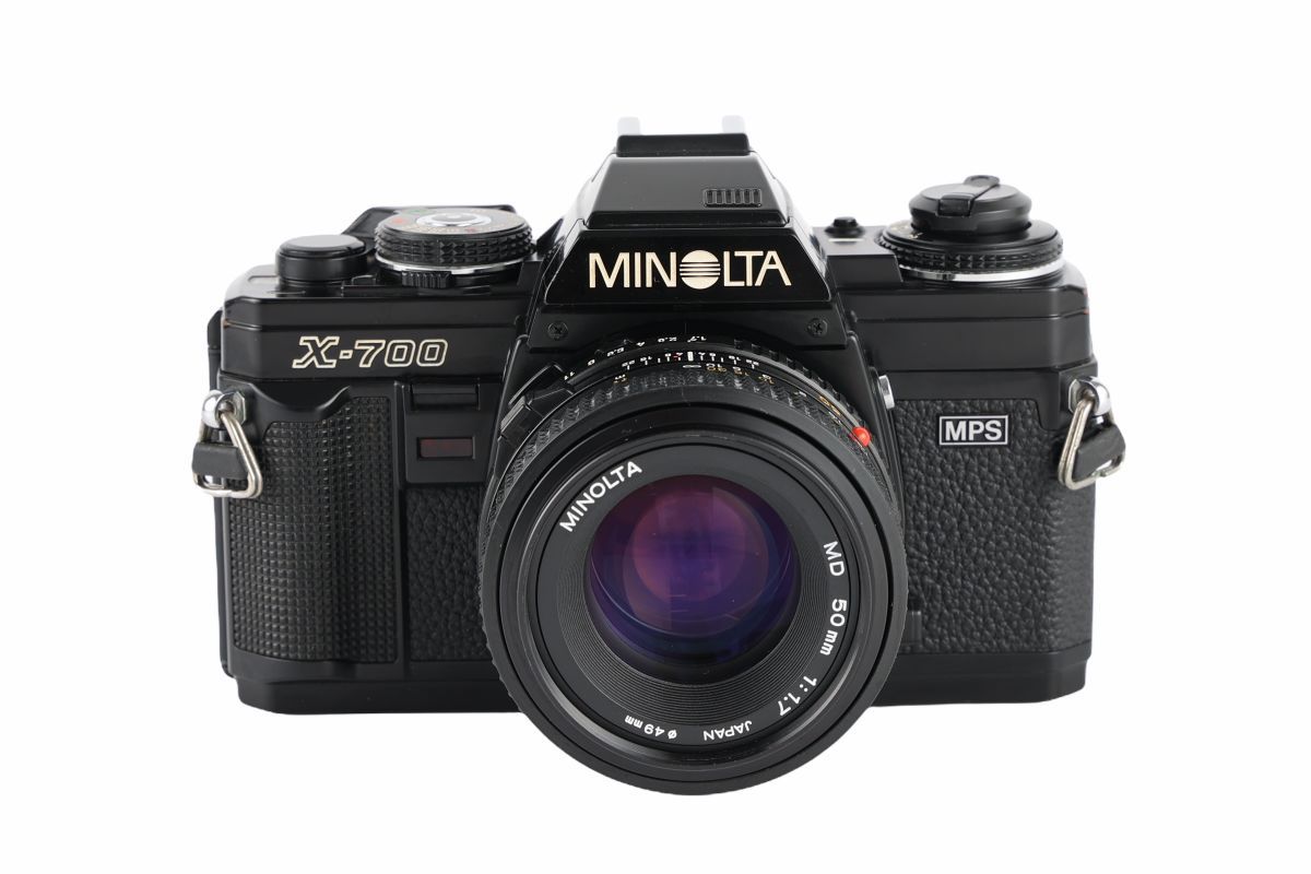 MINOLTA ミノルタ NEW X-700 + MD 50mm F1.4 フィルムカメラ MF一眼 