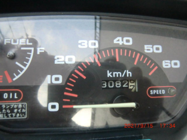 ディオ50(最初期型 Dio-SR かなり早いです 走行3100Km) 個人出品、整備済み、快調使用中、乗って帰れます。現車確認・直接引取りできる方。_3