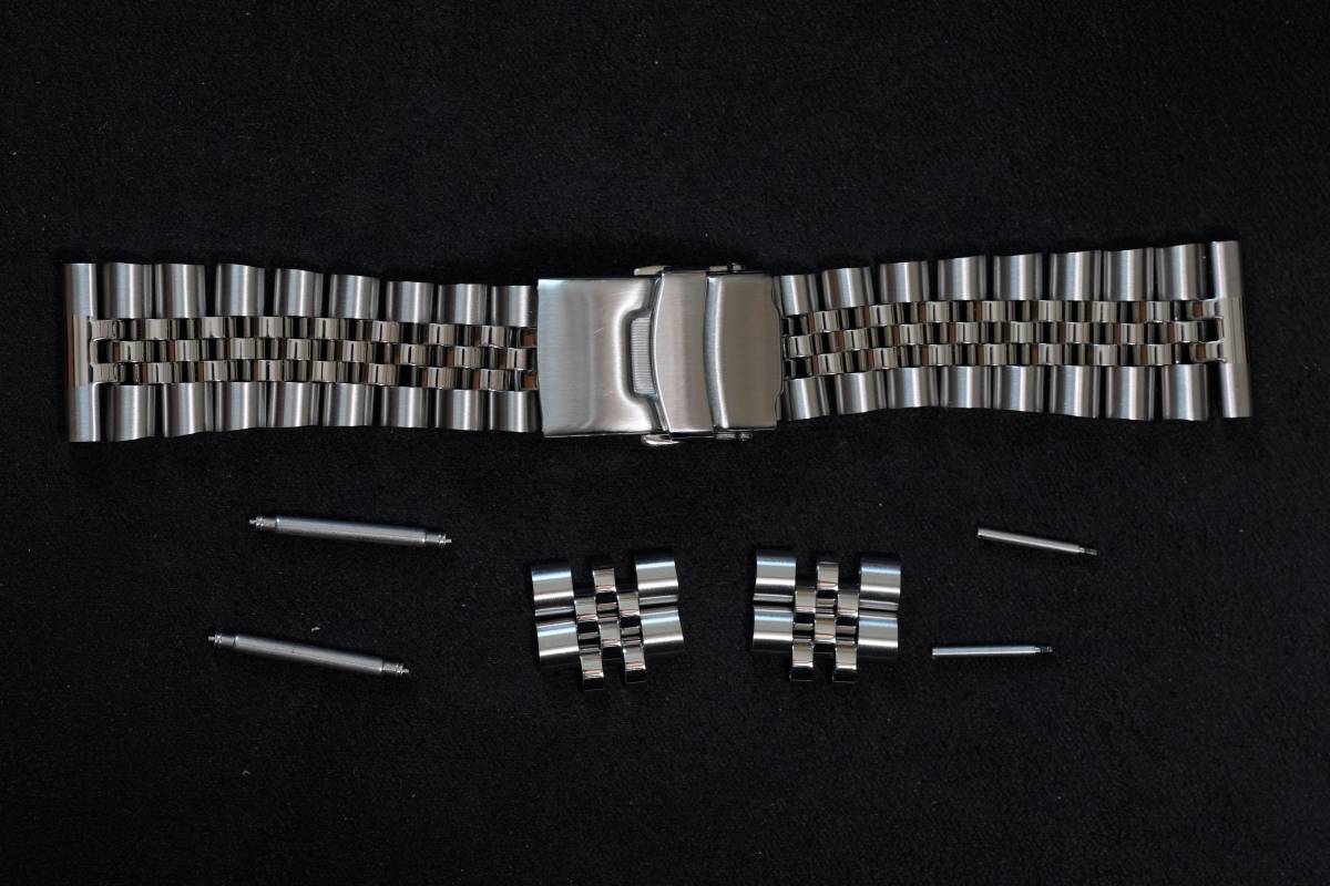 タイコノート Taikonaut 22mm メタル時計バンド ステンレススチール