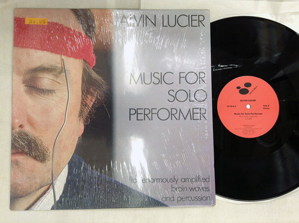 US ORIGINAL ALVIN LUCIER/AMUSIC FOR SOLO PERFORMER/LOVELY MUSIC VR 1014