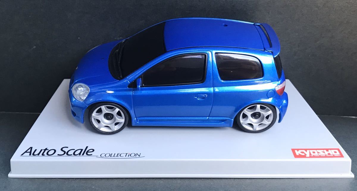京商 ミニッツ☆トヨタ Vitz RS (初代 ヴィッツ)☆MINI-Z ブルー