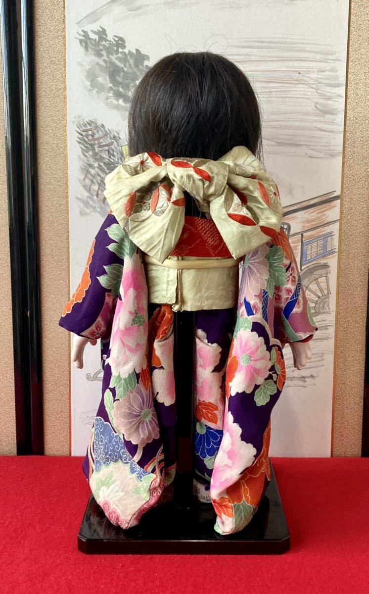 雛人形 佐藤好昭作 筑前博多人形 古典立雛 木箱付 ☆ 日展博多人形作家