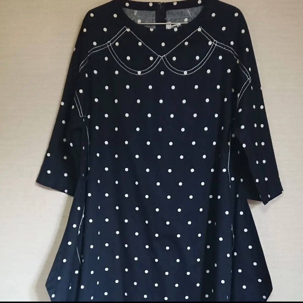 tricot COMME des GARCONS ドットワンピース M tricot COMME des COMME