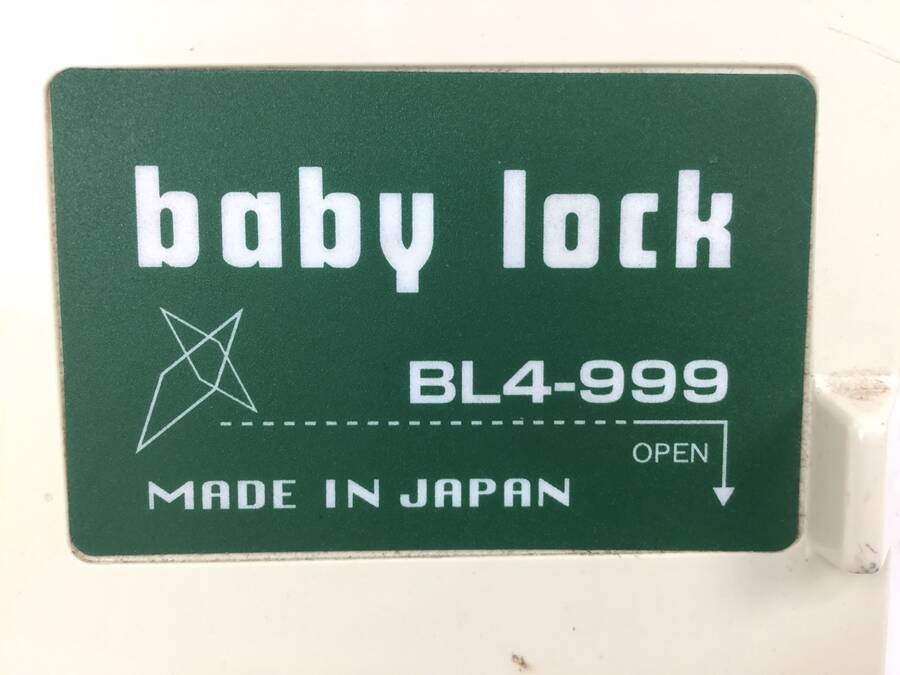 baby lock BL4-999 ロックミシン＊ジャンク品