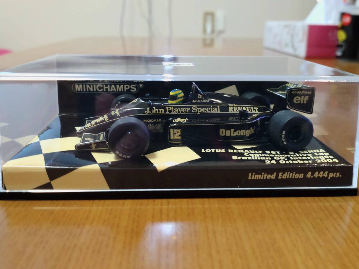 98T ルノー ミニチャンプス ロータス 1⁄43 GP ロータス98T セナ 1⁄43