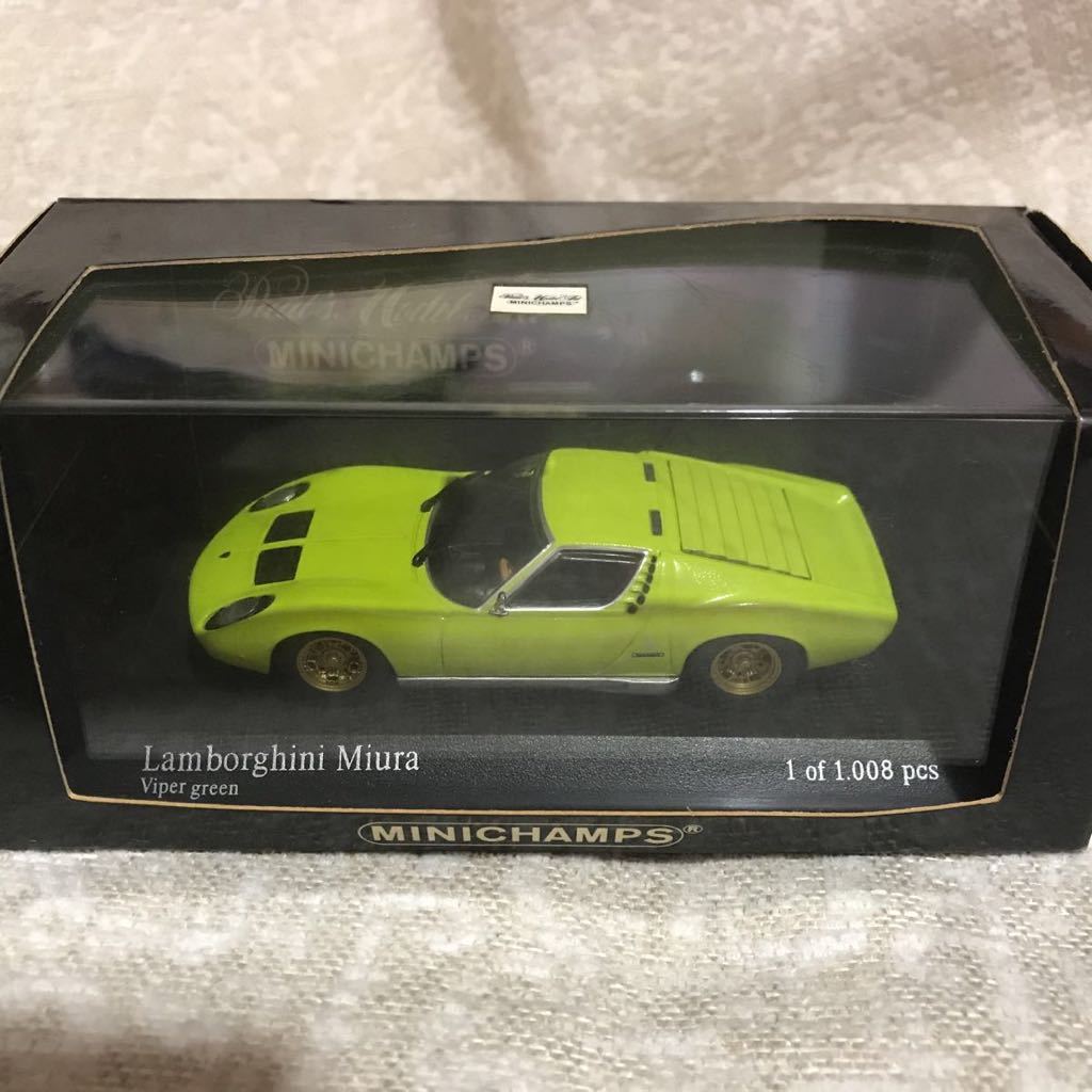 ミニチャンプス 1/43 ランボルギーニ ミウラ バイパー グリーン