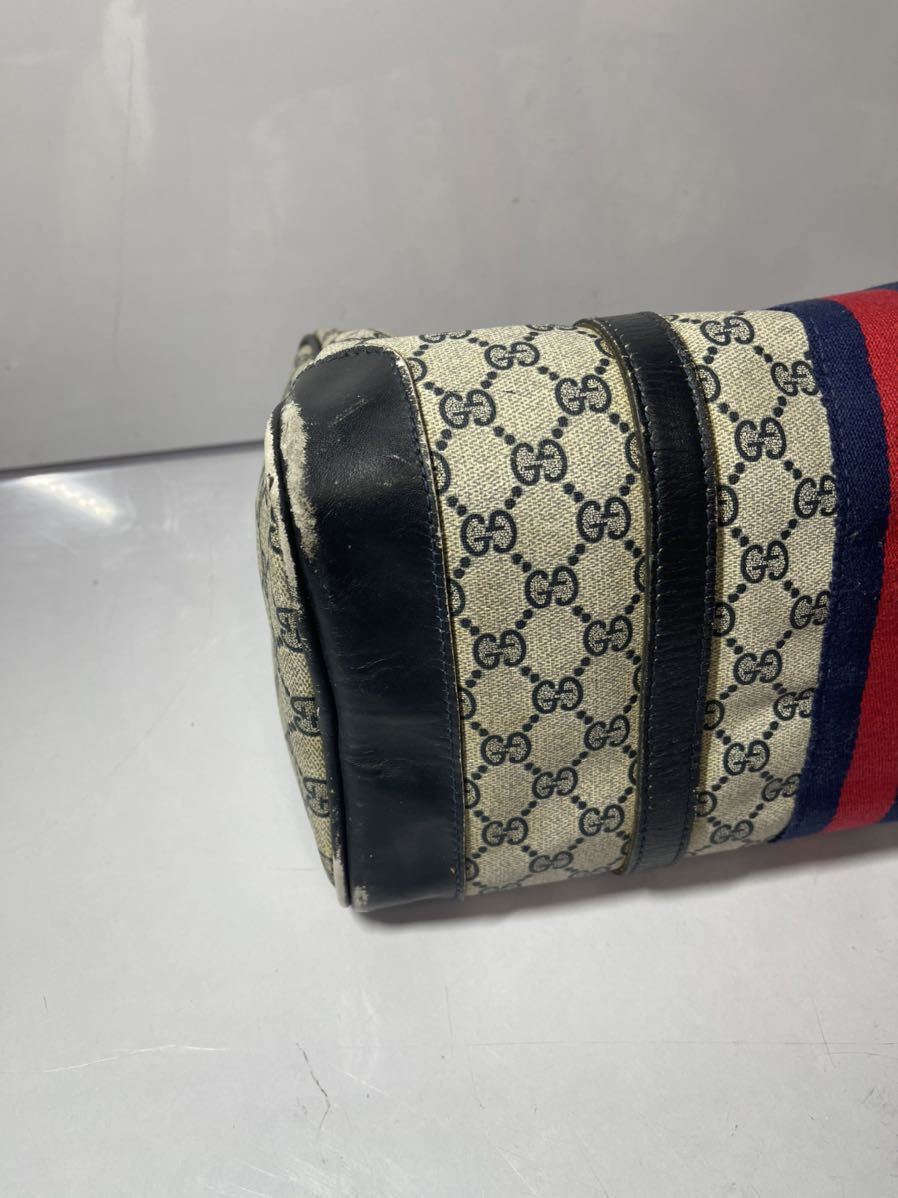 GUCCI グッチ オールド シェリーライン GG ボストンバッグ