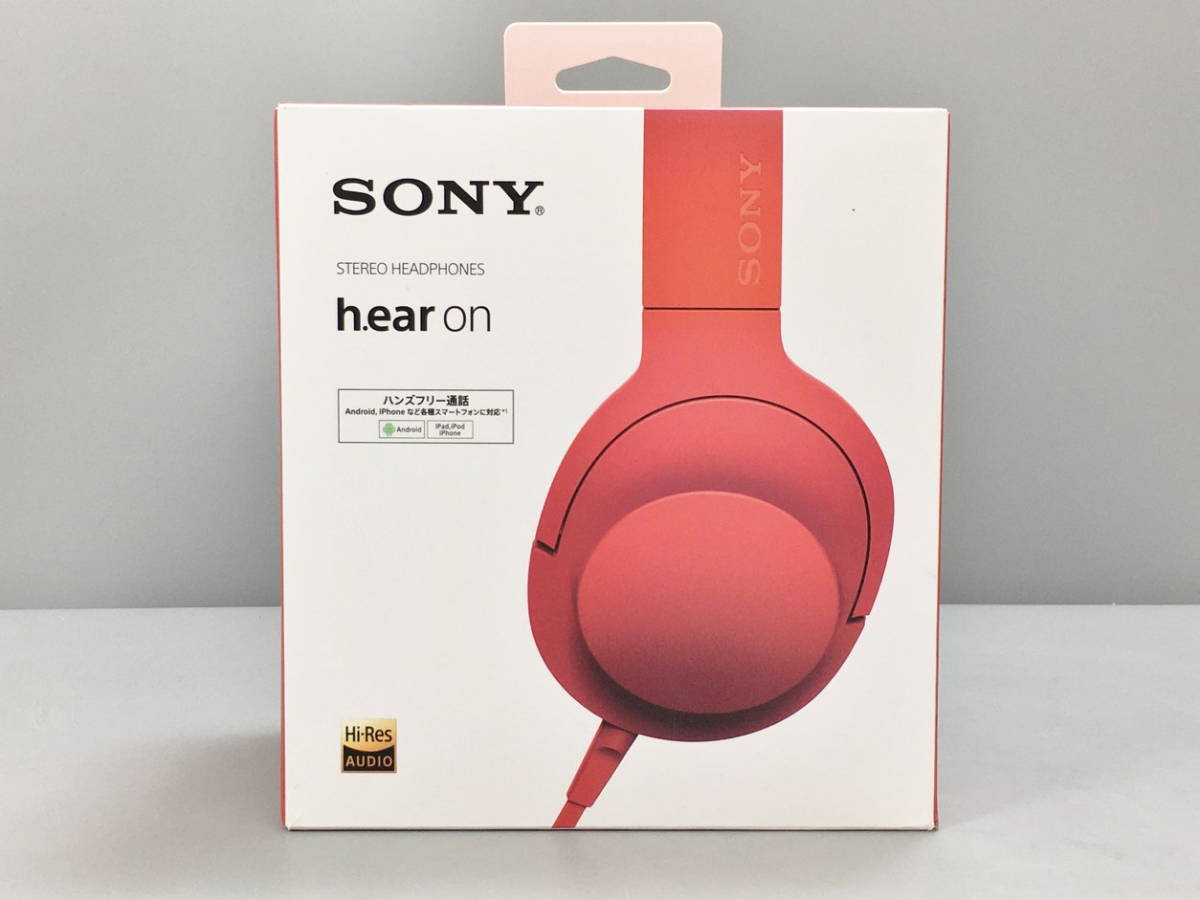 ソニー ヘッドホン h.ear on MDR-100A : ハイレゾ対応 密閉型