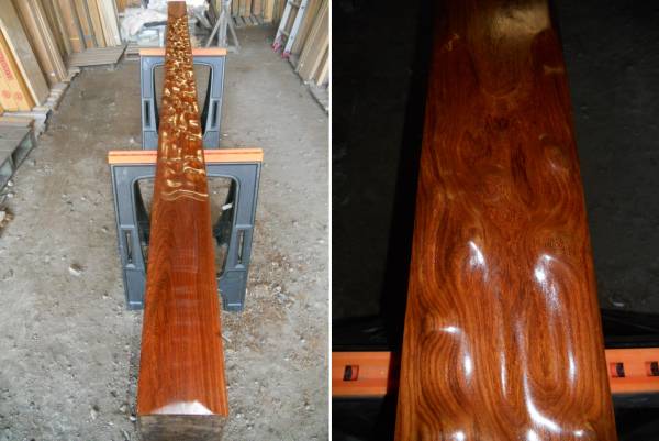 紫檀 シタン 床柱 約300cmx14 5cmx14 5cm 太角無垢紫丹 処分材 角材 売買されたオークション情報 Yahooの商品情報をアーカイブ公開 オークファン Aucfan Com