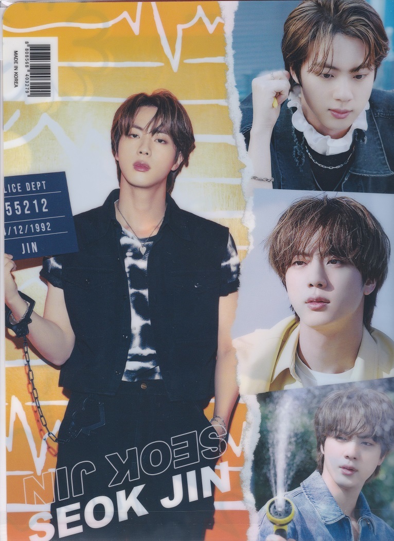 New Jinジン Bts防弾少年団 写真付 新クリアファイル 韓国 タレントグッズ 売買されたオークション情報 Yahooの商品情報をアーカイブ公開 オークファン Aucfan Com