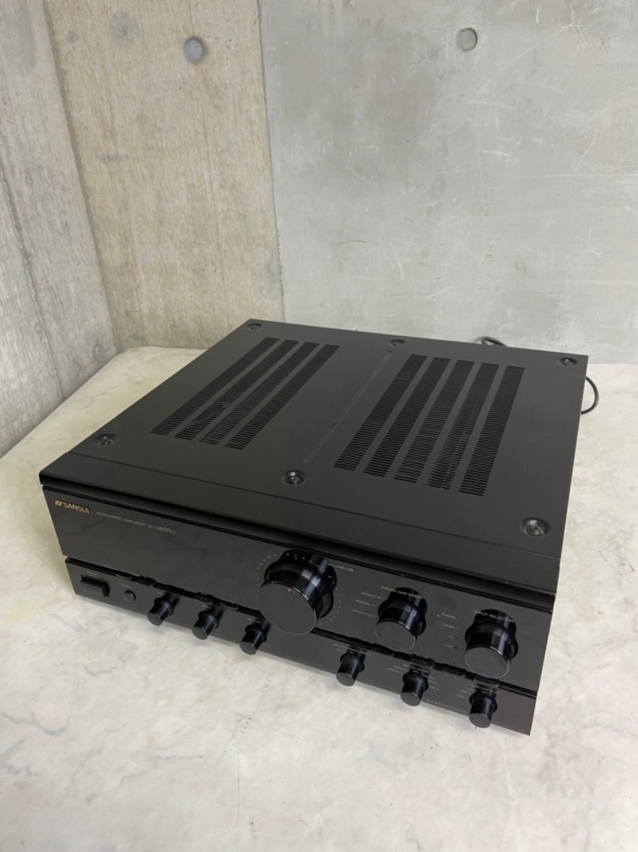 SF030736 SANSUI プリメインアンプ AU-α607KX サンスイ 通電確認済み