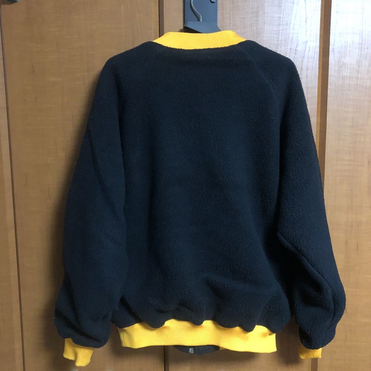 corefighter ボアジャケット L ブラック×イエロー コアファイター 