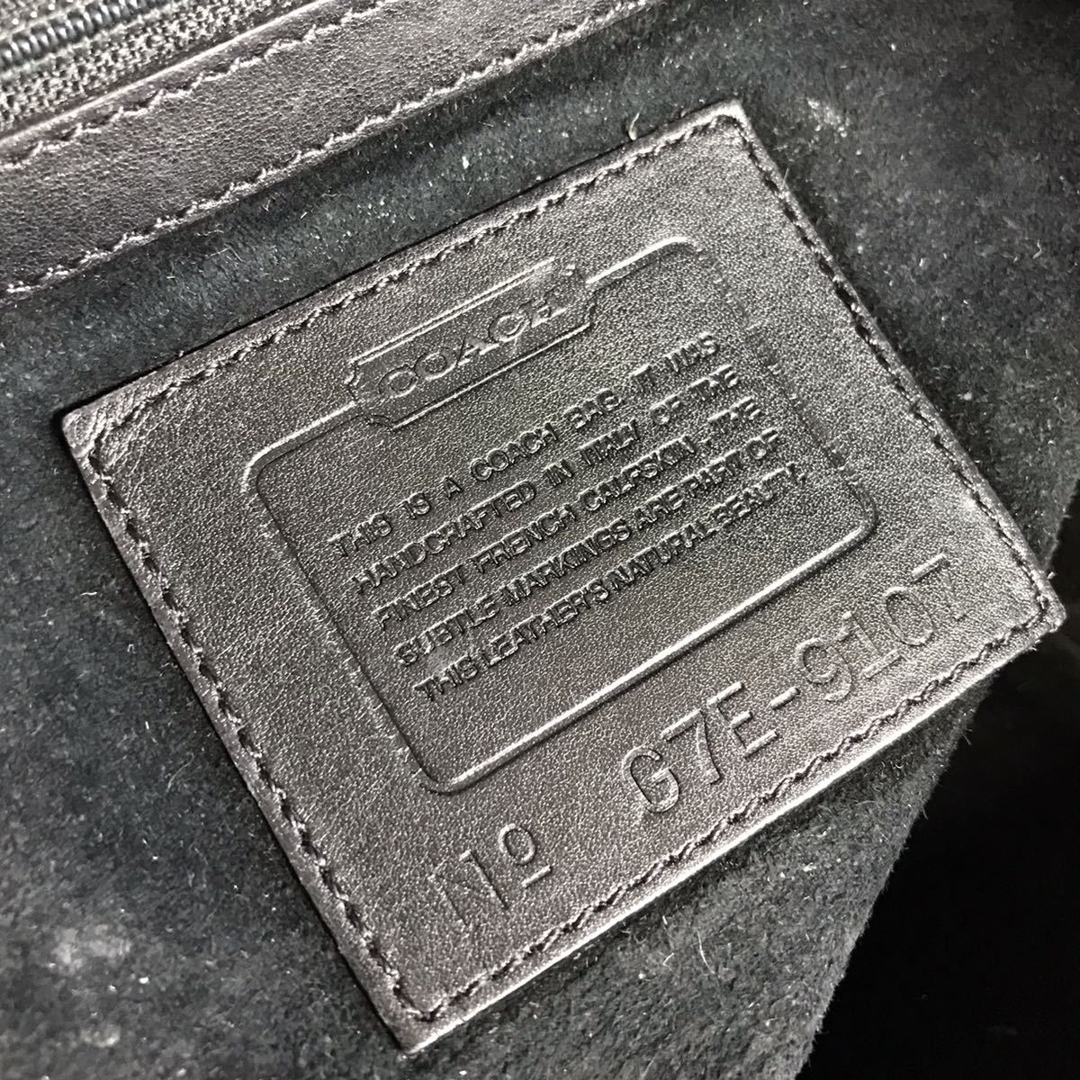コーチ】本物 COACH トートバッグ 黒 オールドコーチ 9107 ショルダー 