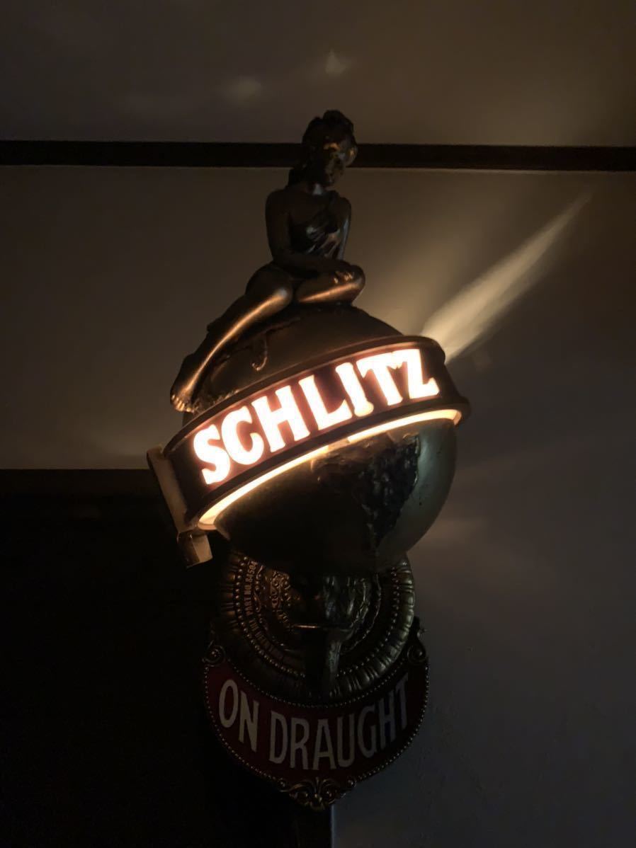 ライト・照明 Schlitz シュリッツビール パブミラー ウォールランプ