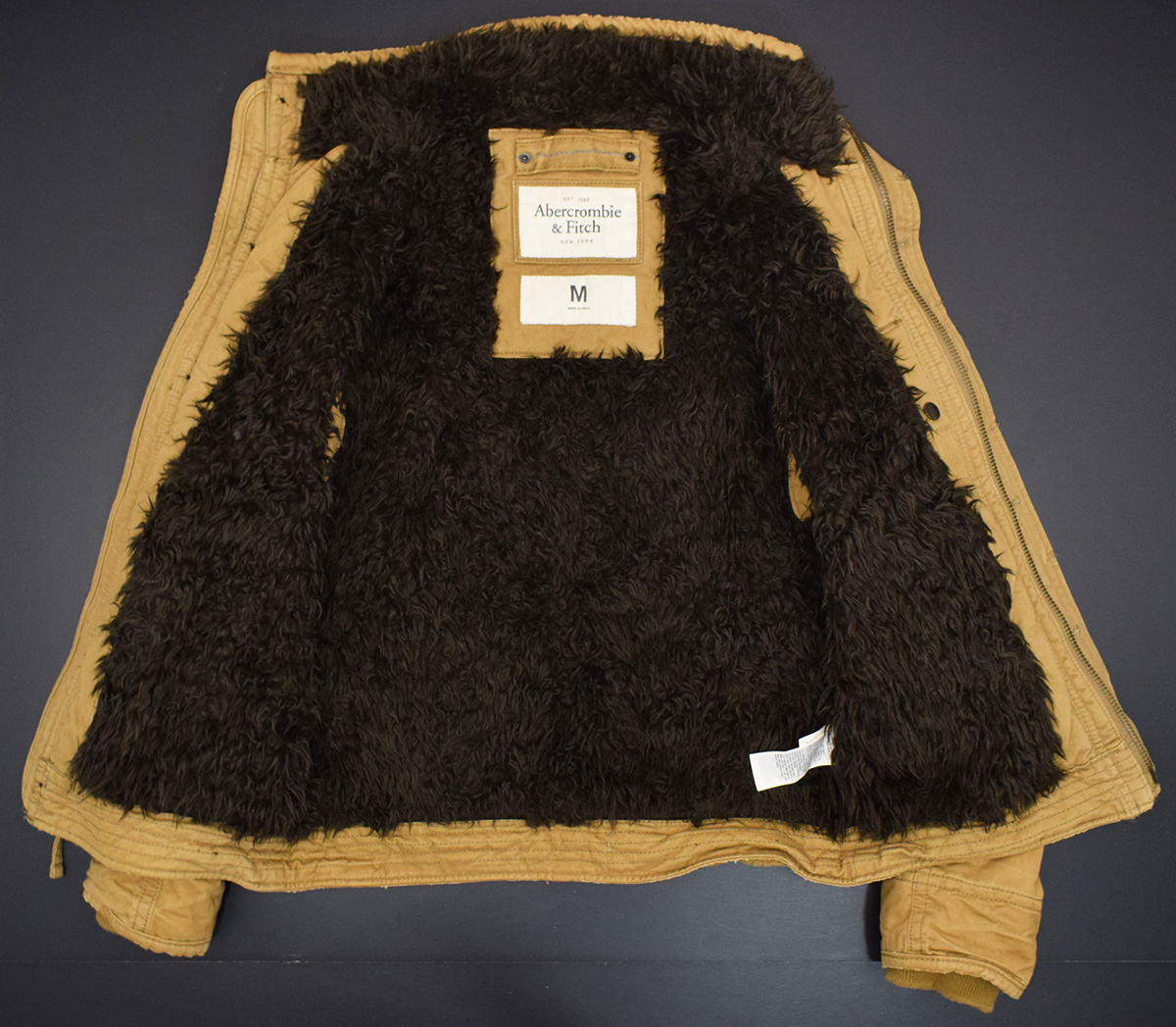 定価4.6万円☆ ABERCROMBIE & FITCH アバクロ ダメージ加工 N-1デッキ 