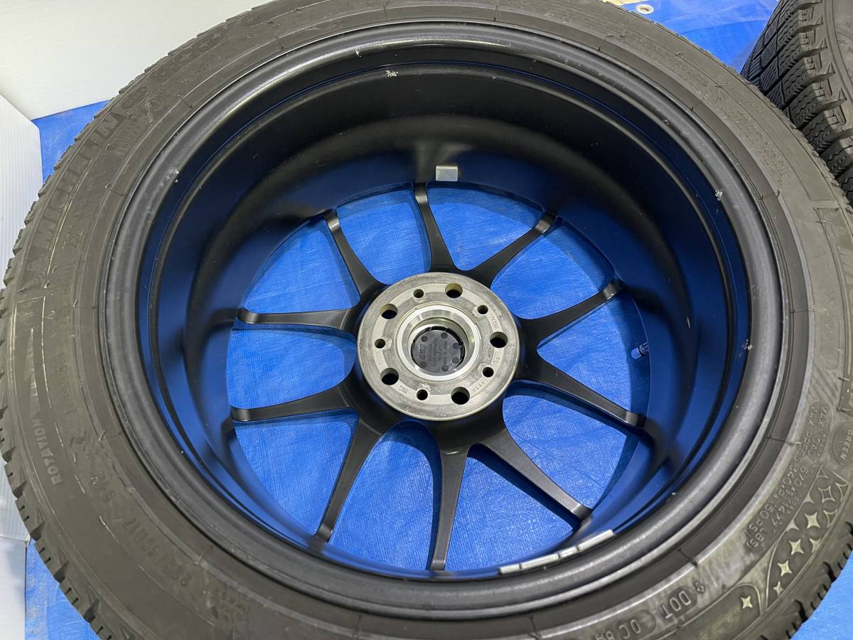 □美品BBS RF506鍛造17X7.5J+50 112/5Hレア特別色ブラックミラー225 