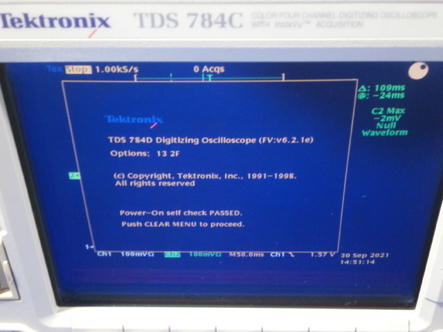 Tektronix TDS784C OSCILLOSCOPE 1GHz 4GS/s(その他)｜売買されたオークション情報、yahooの商品情報 ...
