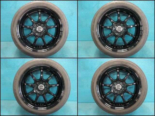 即納OK『希少 深リム レヴォーグ WORK エモーション D9R 18インチ 7.5J 