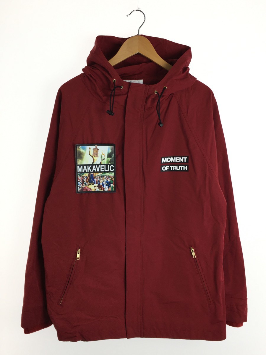 MAKAVELIC◆マウンテンパーカ/XL/コットン/RED/3018-41206