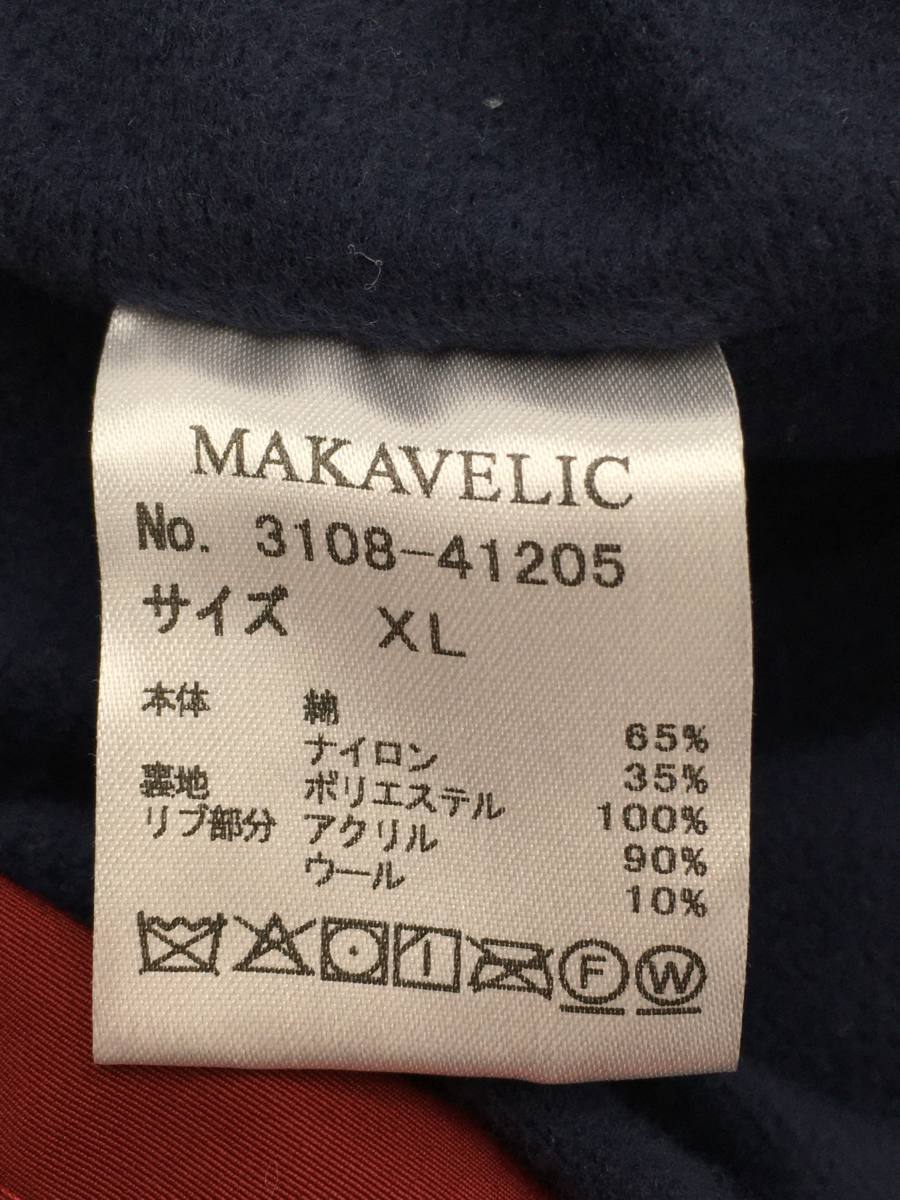 MAKAVELIC◆マウンテンパーカ/XL/コットン/RED/3018-41206