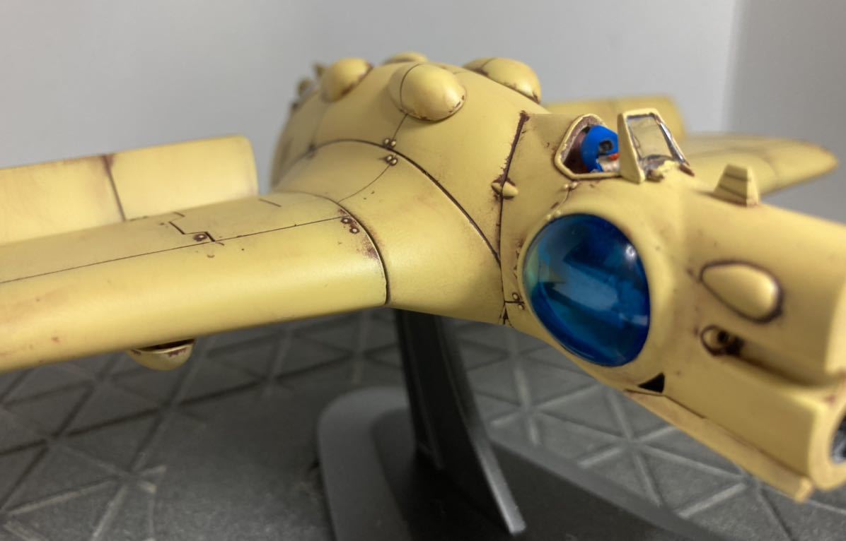 ☆バンダイ 1/72 風の谷のガンシップ ウェザリング 塗装完成品 ☆風の