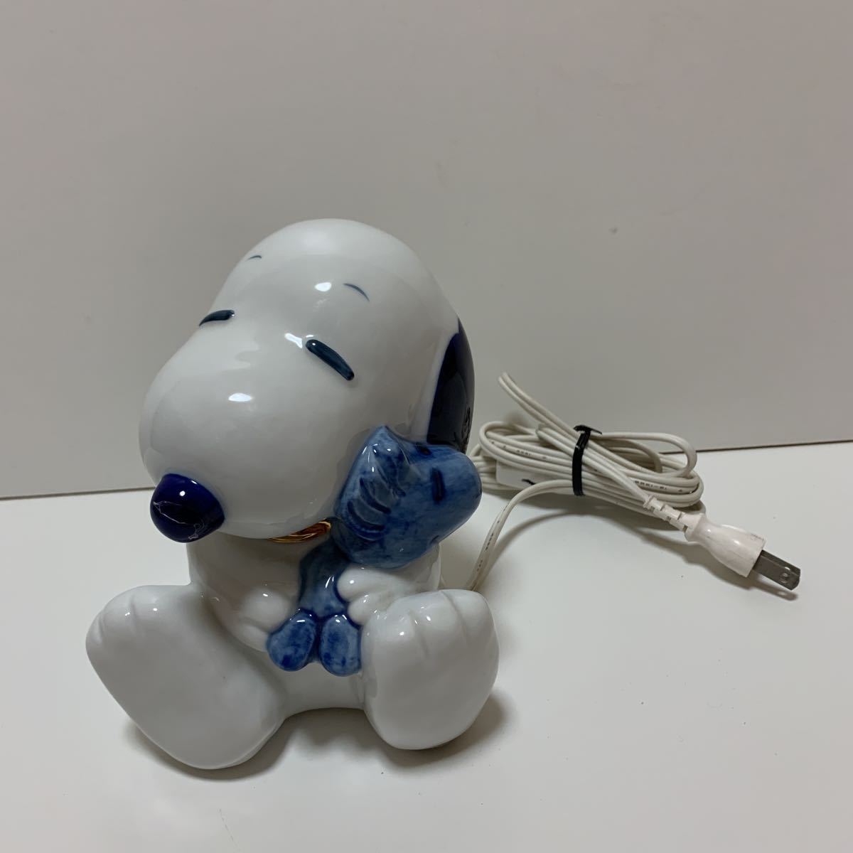 ★レア★希少★ ビンテージ　スヌーピー　陶器製　人形ランプ　ライト　置物