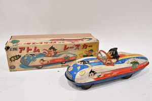 マスダヤ 猿人ラー ベビーカー （三輪車 ポピー ブリキ マスダヤ マルさん 増田屋 マスダヤ ブリキ クラシックカー ミニカー 日本製 動作OK 箱