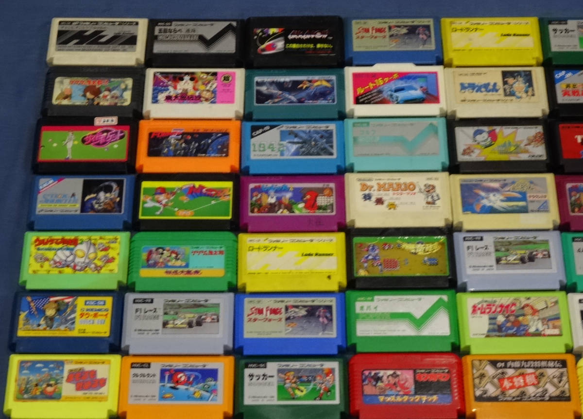 ファミリーコンピュータ - ファミコン　ソフト　100本　動作未確認　FC 任天堂　Nintendo □動作未確認□ ファミリーコンピュータ ファミコン用ソフト100本