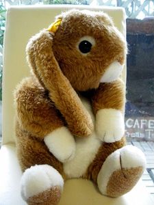 童心Doshin*たれ耳うさぎのぬいぐるみ*37cm（懐かしい昔レトロ(ウサギ