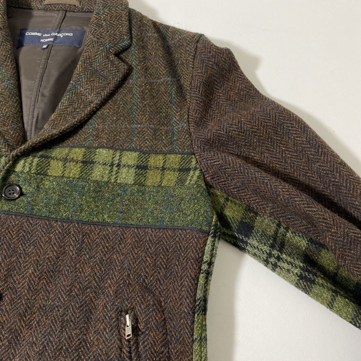 美品 希少 名作 AD 2006 COMME des GARCONS HOMME Harris tweed 美品 希少 名作 AD 2006 COMME des GARCONS HOMME Harris tweed