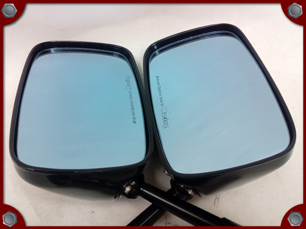 ○中古品○マジカルレーシング レーサーレプリカミラー 綾織りカーボン 