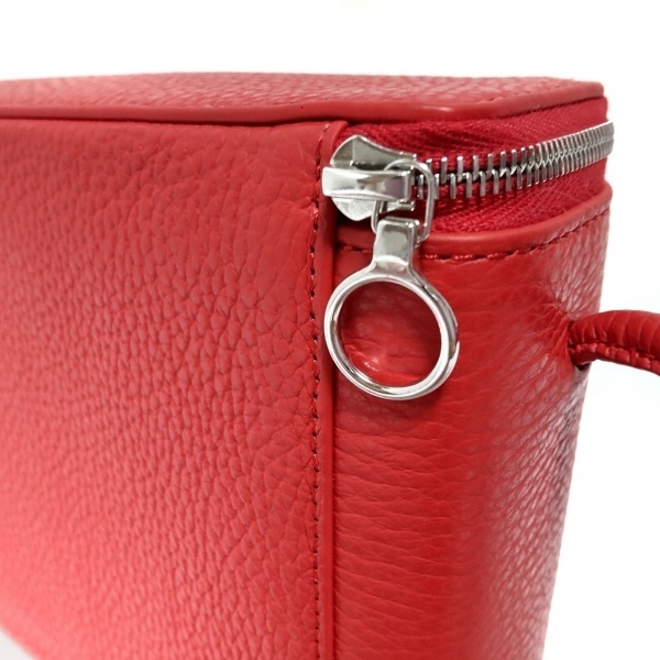 アエタ Aeta ショルダーバッグ - レザー レッド 美品 バッグ 