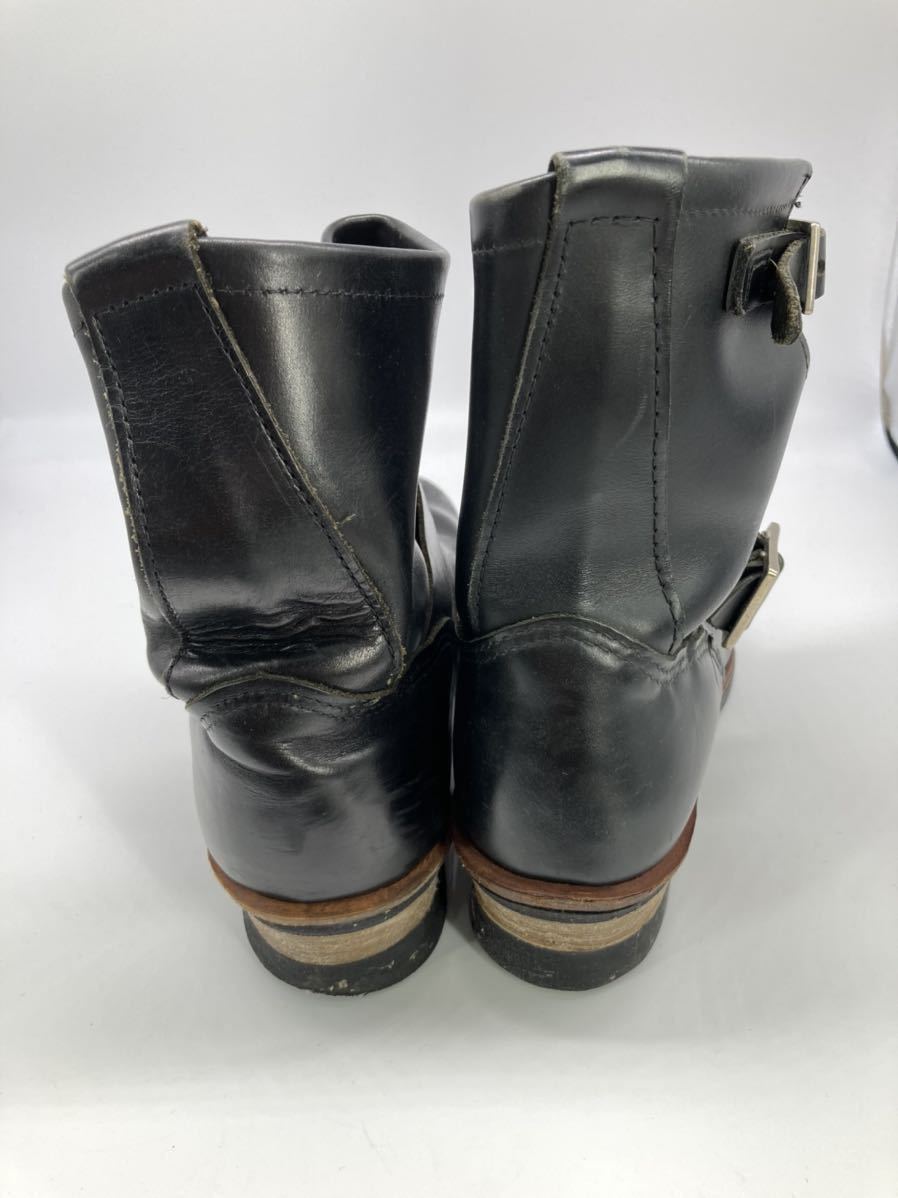 貴重】RED WING エンジニアブーツ 黒 ブラック ほりこむ レッド・ウィング