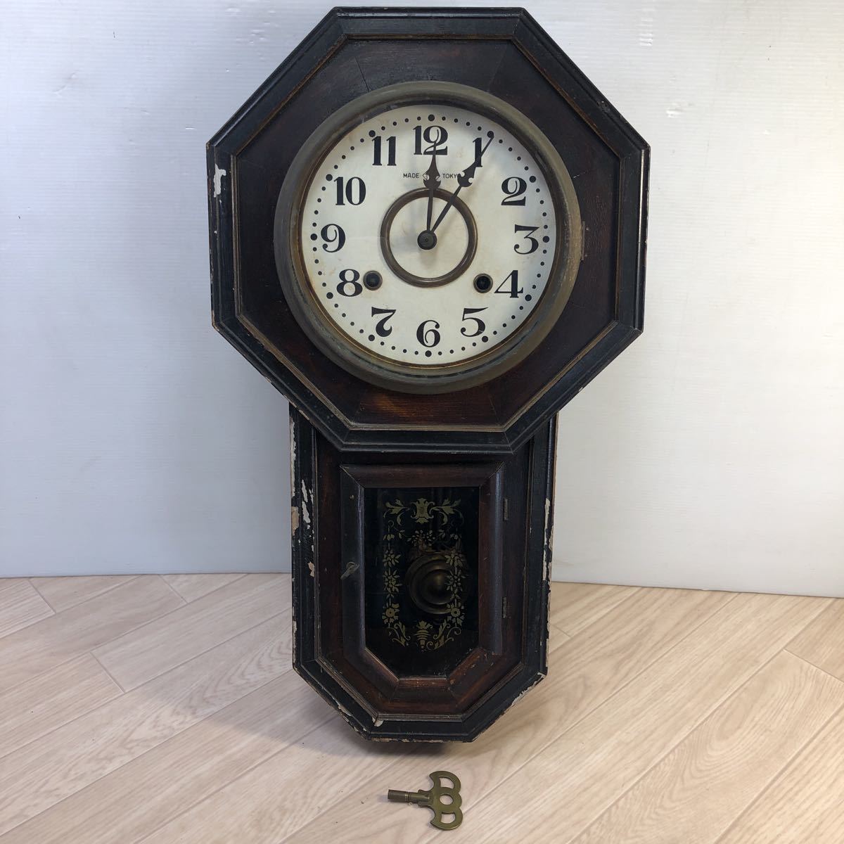 希少品】佐藤時計 昭和レトロ 振り子時計 柱時計 佐藤時計 昭和レトロ
