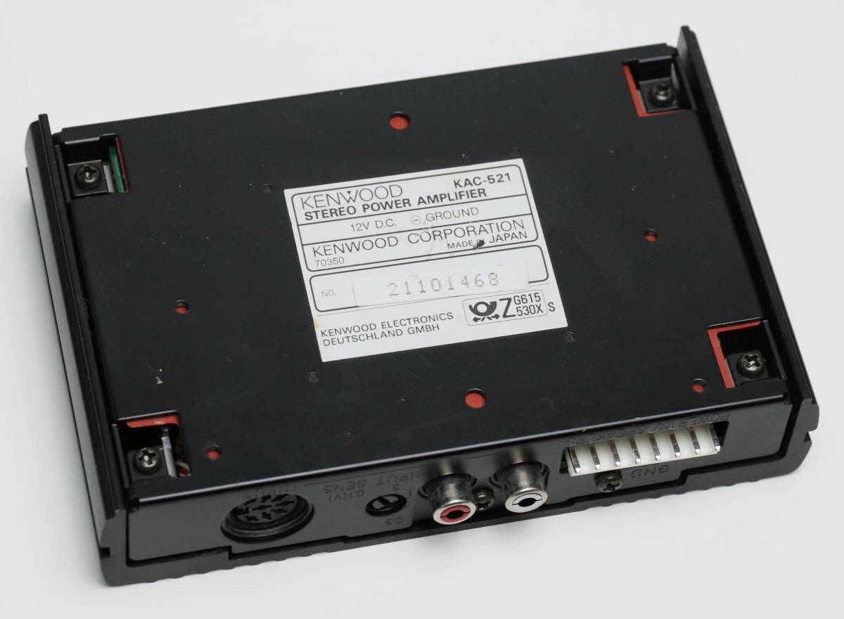 KENWOOD KAC-521 Max40w×2ch 小型アンプ DIN対応 中古(アンプ)｜売買 