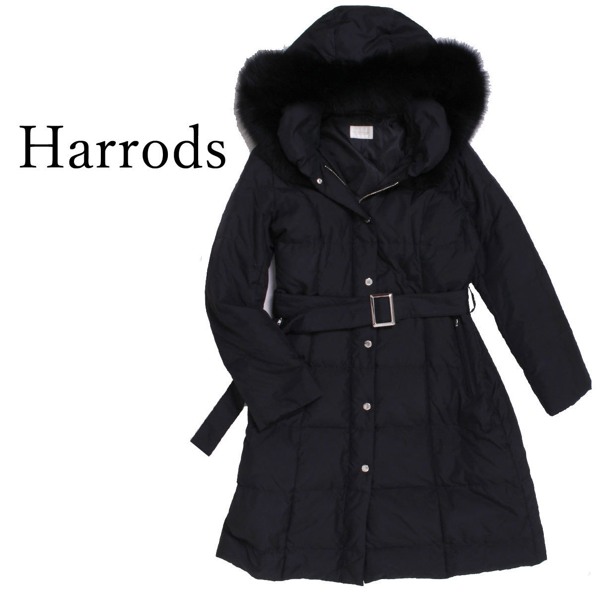  Harrods フォックスファー ダウンコート size2 ブラック ハロッズ(コート)｜売買されたオークション情報、yahooの商品情報をアーカイブ公開 - オークファン 女性用