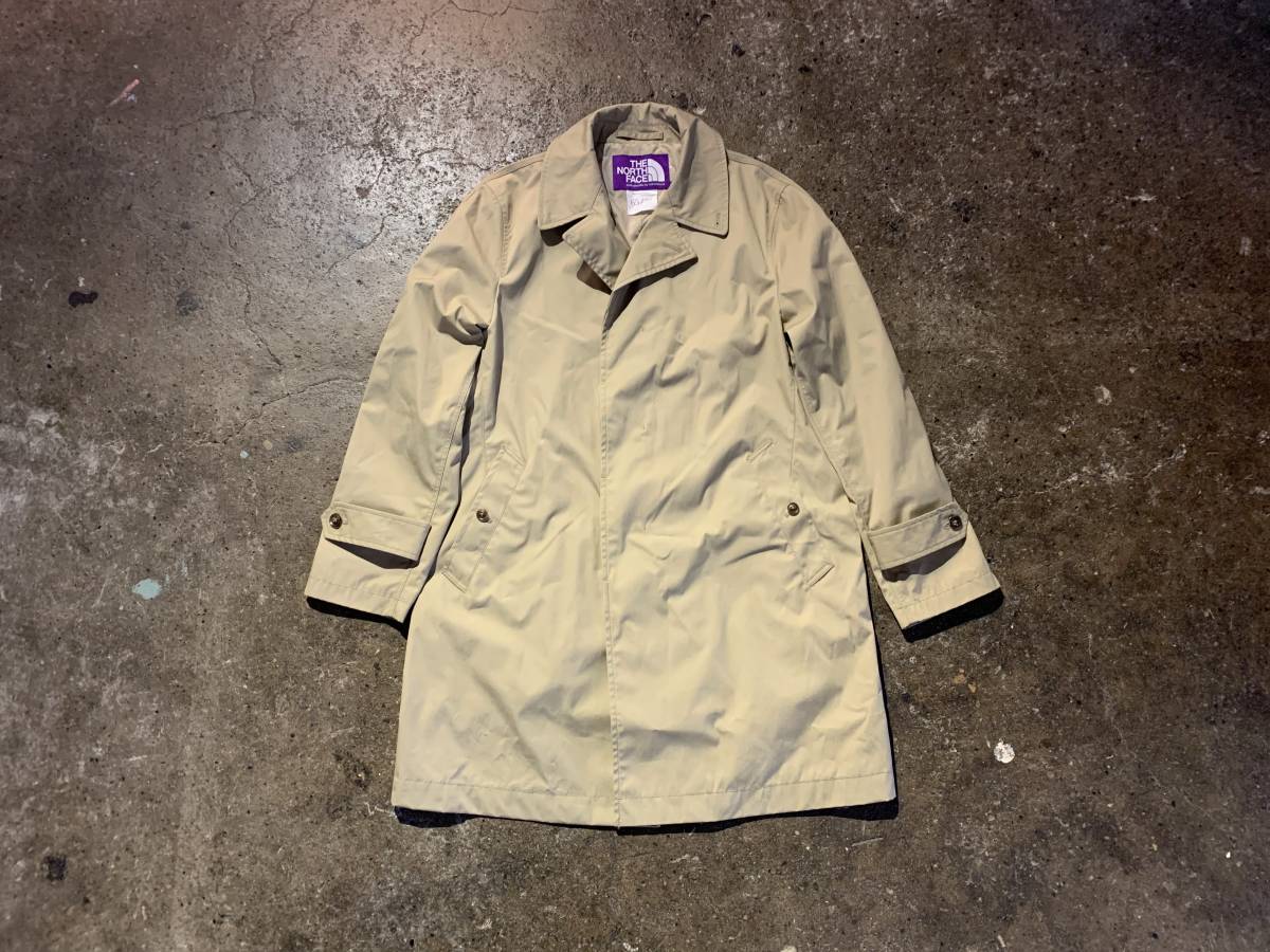 THE NORTH FACE PURPLE LABEL x BEAMS別注 SOUTIENCOLLAR COAT 65／35クロス NP2111N ザノースフェイス ステンカラーコート　ベージュ