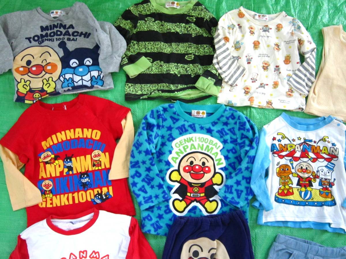 男の子全てアンパンマンのセット☆90-95センチ☆14点☆子供服・古着 