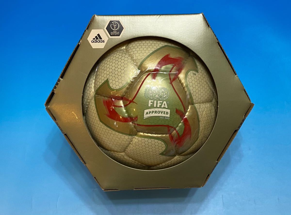 ★祝ワールドカップカタール2022★21年前絶版★adidas 2002年W杯公式試合球 フィーバーノヴァ★新品未開封/1点限り終了★